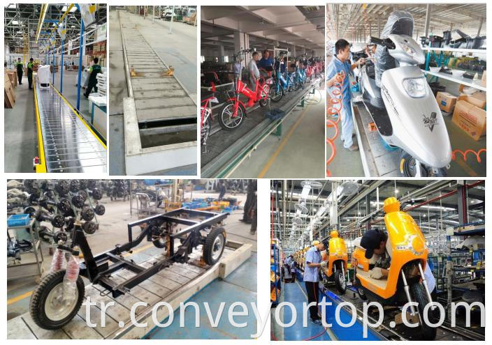 slat chain conveyor assembly line